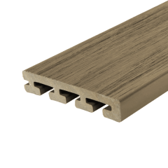 25.4mm x 135mm x 4800mm I-Series Composite Decking Starter Board Oak