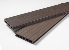 25mm x 146mm x 3600mm Heritage Composite Decking Mahogany Brown