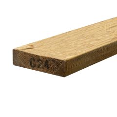 175mm x 47mm (7" x 2") C24 Pressure Treated Carcassing, PEFC Certified