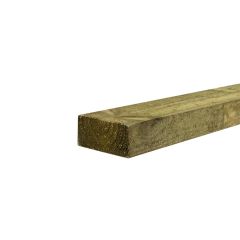 100mm x 47mm (4"x 2") Fence Rail / Sawn Timber, Green Treated