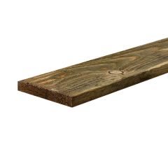 150mm x 22mm (6" x 1") Gravel Board / Sawn Timber, Green Treated