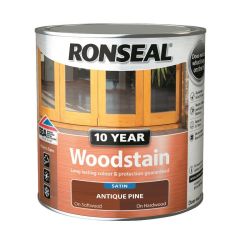 Ronseal 10 Year Woodstain 750ml - Various Colours